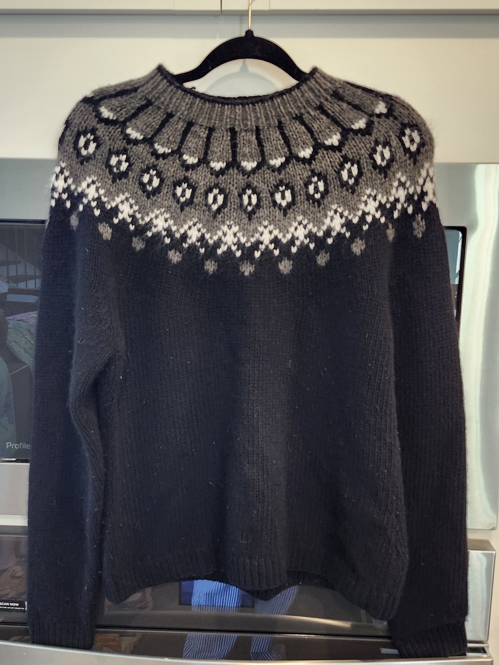 Women's Lauren Ralph Lauren Wool And Angora Rabbit Hair Hand Knitted Sweater